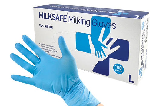Milksafe Nitrile Milking Gloves