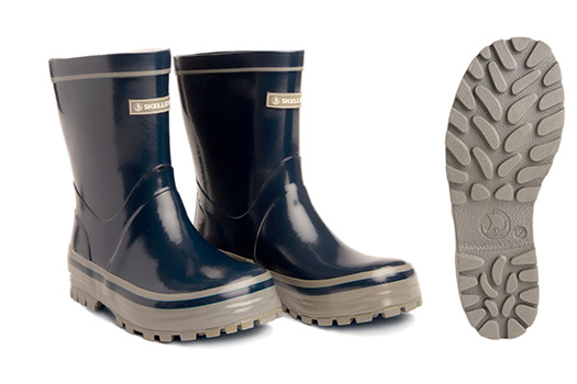 Childrens Navy Gumboots