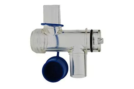 AMS204 MilkSampler Body and Sealing Cap with Ultra Sonically Welded Body Cap